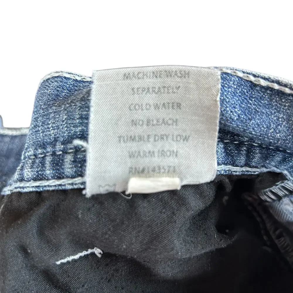 Axel Men Jeans Size 34 X 30 Light Blue Stone Wash Bootcut Mid Rise Western Denim
